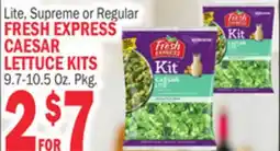 C Town FRESH EXPRESS CAESAR LETTUCE KITS offer