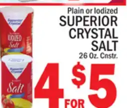C Town SUPERIOR CRYSTAL SALT offer