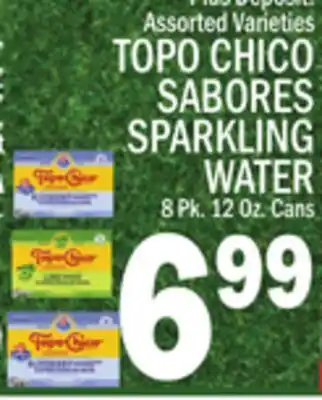 C Town TOPO CHICO SABORES SPARKLING WATER offer