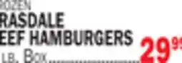 C Town KRASDALE BEEF HAMBURGERS offer