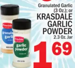 C Town KRASDALE GARLIC POWDER offer