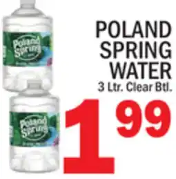 C Town POLAND SPRING WATER offer