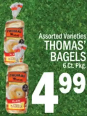 C Town THOMAS' BAGELS offer