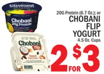 C Town CHOBANI FLIP YOGURT offer