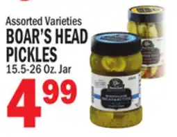 C Town BOAR'S HEAD PICKLES offer