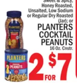 C Town PLANTERS COCKTAIL PEANUTS offer