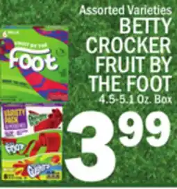 C Town BETTY CROCKER FRUIT BY THE FOOT offer