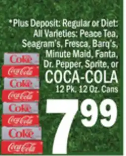 C Town COCA-COLA offer