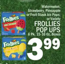 C Town FROLLIES POP UPS offer
