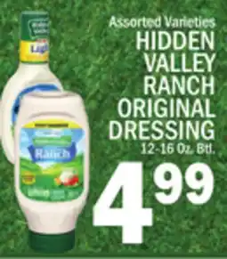 C Town HIDDEN VALLEY RANCH ORIGINAL DRESSING offer