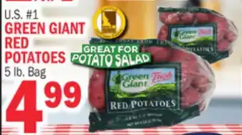 C Town GREEN GIANT RED POTATOES offer