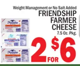 C Town FRIENDSHIP FARMER CHEESE offer