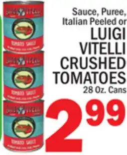 C Town LUIGI VITELLI CRUSHED TOMATOES offer