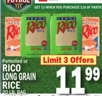 C Town RICO LONG GRAIN RICE offer