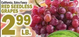 C Town RED SEEDLESS GRAPES offer