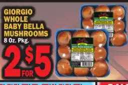 C Town GIORGIO WHOLE BABY BELLA MUSHROOMS offer