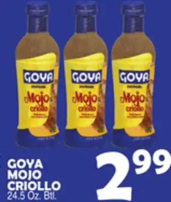 Bravo Supermarkets GOYA MOJO CRIOLLO offer
