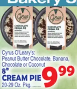 Bravo Supermarkets 8 CREAM PIE offer