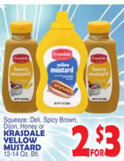 Bravo Supermarkets KRASDALE YELLOW MUSTARD offer