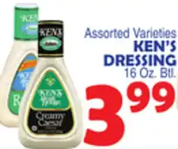 Bravo Supermarkets KEN'S DRESSING offer