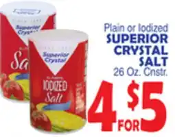 Bravo Supermarkets SUPERIOR CRYSTAL SALT offer