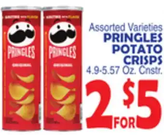 Bravo Supermarkets PRINGLES POTATO CRISPS offer