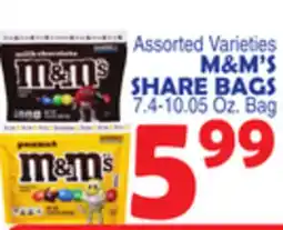 Bravo Supermarkets M&M'S SHARE BAGS offer