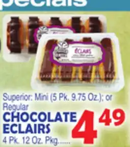 Bravo Supermarkets CHOCOLATE ECLAIRS offer