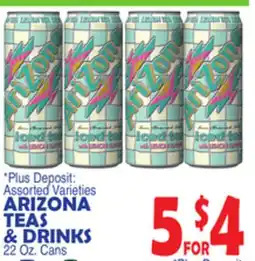 Bravo Supermarkets ARIZONA TEAS & DRINKS offer