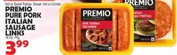 Bravo Supermarkets PREMIO PURE PORK ITALIAN SAUSAGE LINKS offer