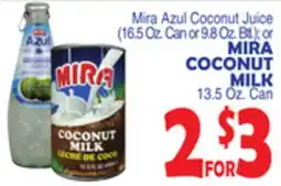 Bravo Supermarkets MIRA COCONUT MILK offer
