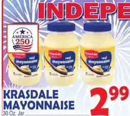 Bravo Supermarkets KRASDALE MAYONNAISE offer