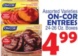 Bravo Supermarkets ON-COR ENTREES offer