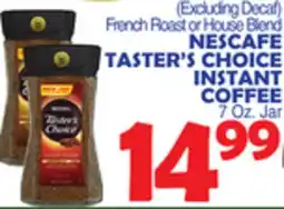 Bravo Supermarkets NESCAFÉ TASTER'S CHOICE INSTANT COFFEE offer