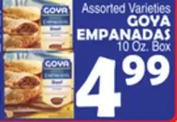 Bravo Supermarkets GOYA EMPANADAS offer