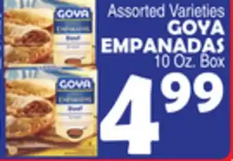 Bravo Supermarkets GOYA EMPANADAS offer