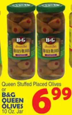 Bravo Supermarkets B&G QUEEN OLIVES offer