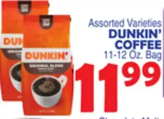 Bravo Supermarkets DUNKIN' COFFEE offer
