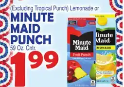 Bravo Supermarkets MINUTE MAID PUNCH offer