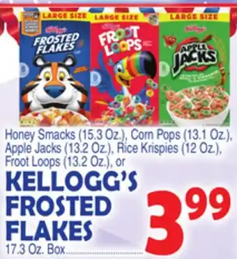 Bravo Supermarkets KELLOGG'S FROSTED FLAKES offer
