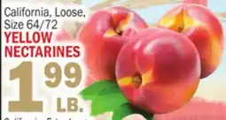 Bravo Supermarkets YELLOW NECTARINES offer