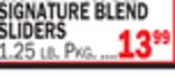 Bravo Supermarkets SIGNATURE BLEND SLIDERS offer