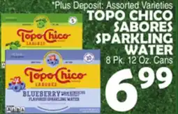Bravo Supermarkets TOPO CHICO SABORES SPARKLING WATER offer