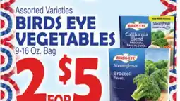 Bravo Supermarkets BIRDS EYE VEGETABLES offer