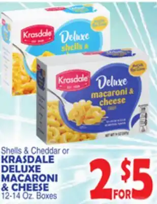Bravo Supermarkets KRASDALE DELUXE MACARONI & CHEESE offer
