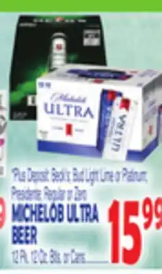 Bravo Supermarkets MICHELOB ULTRA BEER offer