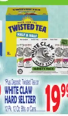 Bravo Supermarkets TWISTED TEA OR WHITE CLAW HARD SELTZER offer
