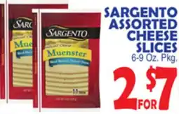 Bravo Supermarkets SARGENTO ASSORTED CHEESE SLICES offer
