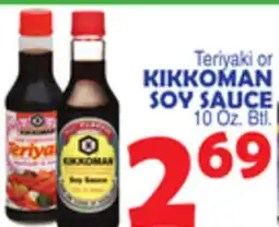 Bravo Supermarkets Kikkoman SOY SAUCE offer