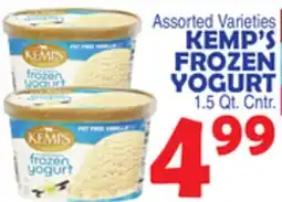 Bravo Supermarkets KEMP'S FROZEN YOGURT offer
